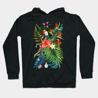 Mysterious Tropical (black) Hoodie